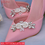 New Shoe Clip Rhinestone Charms Women Wedding High Heels Fashion Buckle Accessories Clothes Decoration X21