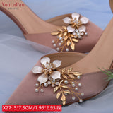 New Shoe Clip Rhinestone Charms Women Wedding High Heels Fashion Buckle Accessories Clothes Decoration X21