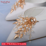New Shoe Clip Rhinestone Charms Women Wedding High Heels Fashion Buckle Accessories Clothes Decoration X21