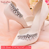 New Shoe Clip Rhinestone Charms Women Wedding High Heels Fashion Buckle Accessories Clothes Decoration X21