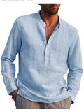 Cotton Linen Shirt Linen Shirt Large Size Shirt Business Shirt