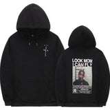 Cactus Jack Hoodie Men Women Double-sided Logo Print LOOK MOM I CAN FLY Travis Scott Hoodies Unisex Fashion Hip Hop Streetwear