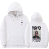 Cactus Jack Hoodie Men Women Double-sided Logo Print LOOK MOM I CAN FLY Travis Scott Hoodies Unisex Fashion Hip Hop Streetwear