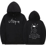 Cactus Jack Hoodie Men Women Double-sided Logo Print LOOK MOM I CAN FLY Travis Scott Hoodies Unisex Fashion Hip Hop Streetwear