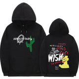 Cactus Jack Hoodie Men Women Double-sided Logo Print LOOK MOM I CAN FLY Travis Scott Hoodies Unisex Fashion Hip Hop Streetwear