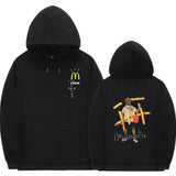 Cactus Jack Hoodie Men Women Double-sided Logo Print LOOK MOM I CAN FLY Travis Scott Hoodies Unisex Fashion Hip Hop Streetwear