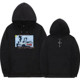 Cactus Jack Hoodie Men Women Double-sided Logo Print LOOK MOM I CAN FLY Travis Scott Hoodies Unisex Fashion Hip Hop Streetwear