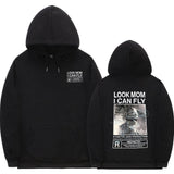 Cactus Jack Hoodie Men Women Double-sided Logo Print LOOK MOM I CAN FLY Travis Scott Hoodies Unisex Fashion Hip Hop Streetwear