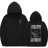 Cactus Jack Hoodie Men Women Double-sided Logo Print LOOK MOM I CAN FLY Travis Scott Hoodies Unisex Fashion Hip Hop Streetwear