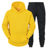 Hoodie Suit Men Sports Wear Tracksuits Autumn Winter Men Two Pieces Sets Oversized Hooded Streetwear Outfits