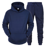 Hoodie Suit Men Sports Wear Tracksuits Autumn Winter Men Two Pieces Sets Oversized Hooded Streetwear Outfits