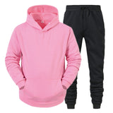 Hoodie Suit Men Sports Wear Tracksuits Autumn Winter Men Two Pieces Sets Oversized Hooded Streetwear Outfits