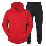 Hoodie Suit Men Sports Wear Tracksuits Autumn Winter Men Two Pieces Sets Oversized Hooded Streetwear Outfits