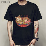 Men Catana Cool Summer Loose Men T Shirt Casual Short Sleeve