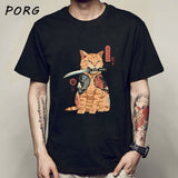 Men Catana Cool Summer Loose Men T Shirt Casual Short Sleeve