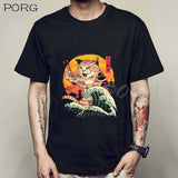 Men Catana Cool Summer Loose Men T Shirt Casual Short Sleeve