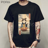 Men Catana Cool Summer Loose Men T Shirt Casual Short Sleeve