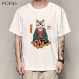 Men Catana Cool Summer Loose Men T Shirt Casual Short Sleeve