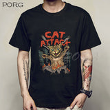 Men Catana Cool Summer Loose Men T Shirt Casual Short Sleeve