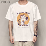 Men Catana Cool Summer Loose Men T Shirt Casual Short Sleeve