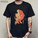 Men Catana Cool Summer Loose Men T Shirt Casual Short Sleeve