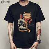 Men Catana Cool Summer Loose Men T Shirt Casual Short Sleeve