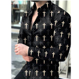 Casual Long Sleeve Shirt Men Paisley Print Shirt Camisa Social Masculina Manga Longa Prom Party Shirt