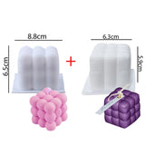 DIY Aromatherapy Plaster Candle Wax 3D Silicone Mold