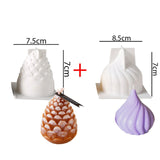 DIY Aromatherapy Plaster Candle Wax 3D Silicone Mold