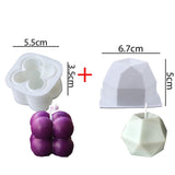 DIY Aromatherapy Plaster Candle Wax 3D Silicone Mold