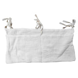 1pc Portable Baby Crib Storage Bag Multifunctional Newborn Bed Headboard Organizer For Kids Baby Bedding Diaper Bag