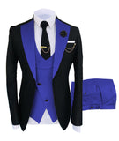New Costume Homme Popular Clothing Luxury Party Stage Men's Suit Groomsmen Regular Fit Tuxedo 3 Peice Set Jacket+Trousers+Vest