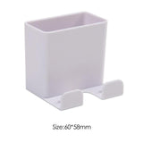 Wall Mounted Mobile Phone Holder Charging Stand Rack Shelf Storage Self Adhesive Bracket Support Paste Style Rack Cradle