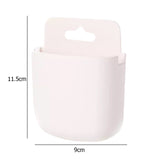 Wall Mounted Mobile Phone Holder Charging Stand Rack Shelf Storage Self Adhesive Bracket Support Paste Style Rack Cradle