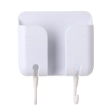 Wall Mounted Mobile Phone Holder Charging Stand Rack Shelf Storage Self Adhesive Bracket Support Paste Style Rack Cradle