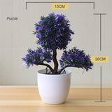 Mini Artificial Bonsai Aloe Plants-Home Garden Decor