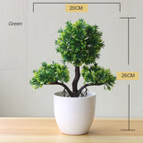 Mini Artificial Bonsai Aloe Plants-Home Garden Decor