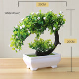 Mini Artificial Bonsai Aloe Plants-Home Garden Decor