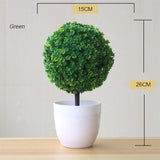 Mini Artificial Bonsai Aloe Plants-Home Garden Decor
