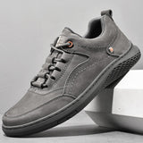 Mens genuine Leather Shoes lace up Trend Comfortable Men Shoes outdoor British Fashion Men High Top Sneakers Moccasins Men