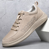 Mens genuine Leather Shoes lace up Trend Comfortable Men Shoes outdoor British Fashion Men High Top Sneakers Moccasins Men