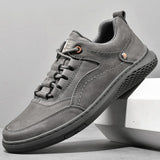 Mens genuine Leather Shoes lace up Trend Comfortable Men Shoes outdoor British Fashion Men High Top Sneakers Moccasins Men