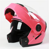 BLD Modular Dual Lens Motorcycle Helmet Safety Downhill Flip Up Helmets for Professional Motocross Racing