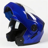BLD Modular Dual Lens Motorcycle Helmet Safety Downhill Flip Up Helmets for Professional Motocross Racing