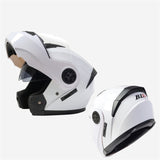 BLD Modular Dual Lens Motorcycle Helmet Safety Downhill Flip Up Helmets for Professional Motocross Racing
