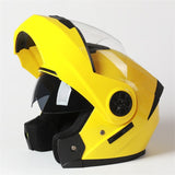 BLD Modular Dual Lens Motorcycle Helmet Safety Downhill Flip Up Helmets for Professional Motocross Racing