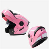 BLD Modular Dual Lens Motorcycle Helmet Safety Downhill Flip Up Helmets for Professional Motocross Racing