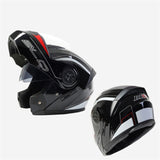 BLD Modular Dual Lens Motorcycle Helmet Safety Downhill Flip Up Helmets for Professional Motocross Racing
