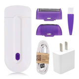 Professional Painless Hair Removal Kit Laser Touch Epilator USB Rechargeable Women Body Face Leg Bikini Hand Shaver Hair Remover