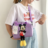NEW Disney Cartoon Print Nylon Shoulder Bag Gift for Girls